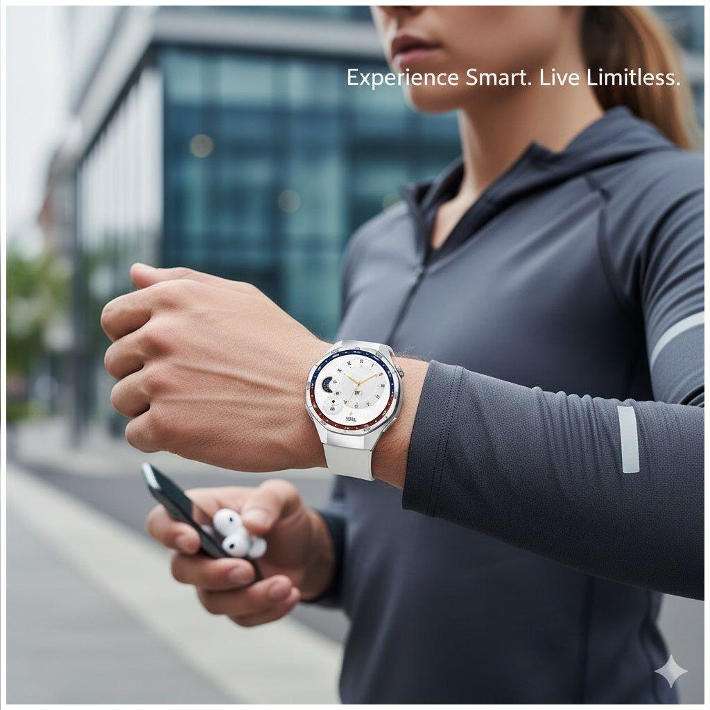 Smartwatch HT32 Deportivo OLED Multifuncional Compatible IOS Android Notificaciones Salud Deporte-1