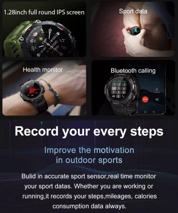 Reloj Inteligente Smartwatch Bluetooth K22 SPORTS-3