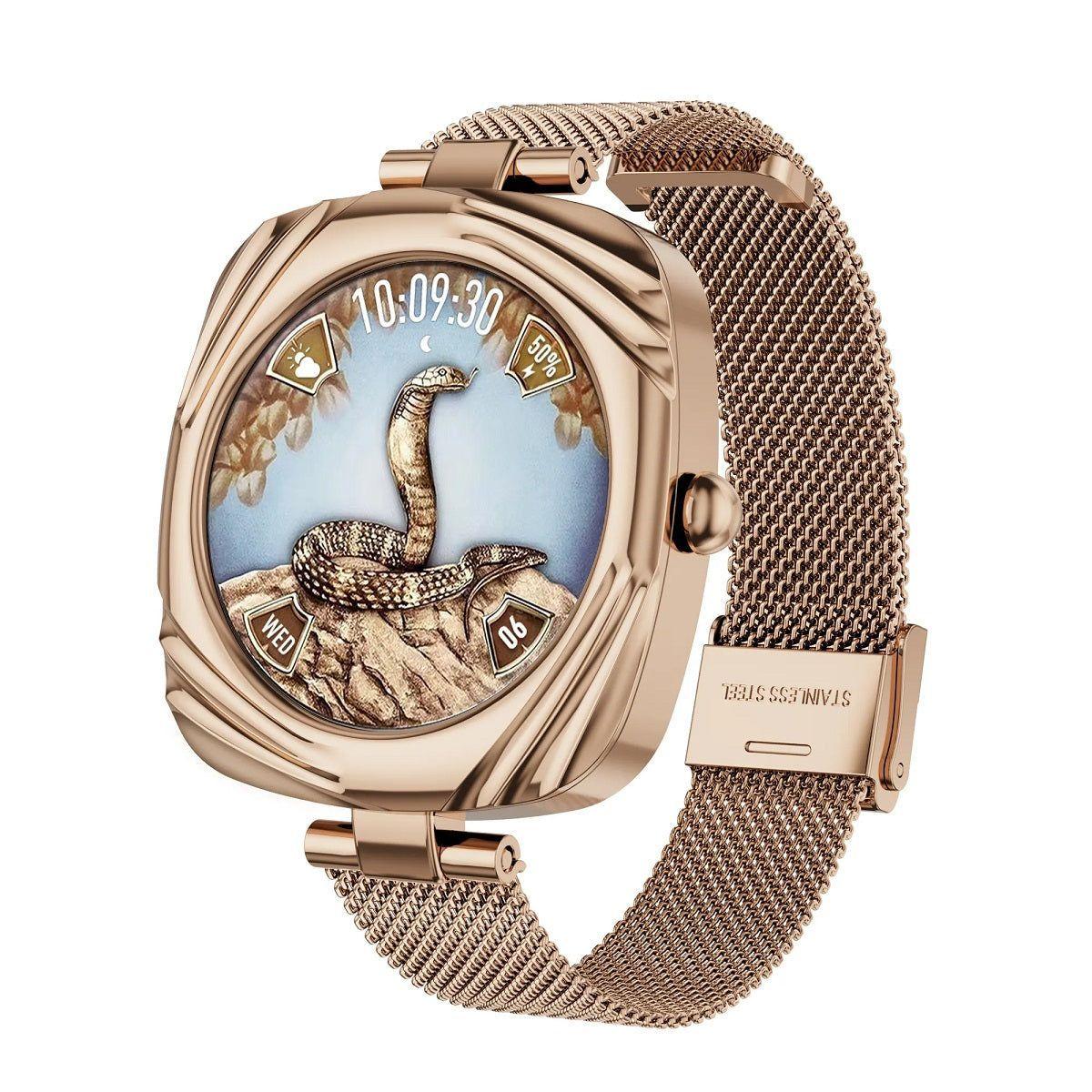 Smartwatch Reloj Inteligente Elegante AW5 Amoled 220mAh IP68 Salud-0