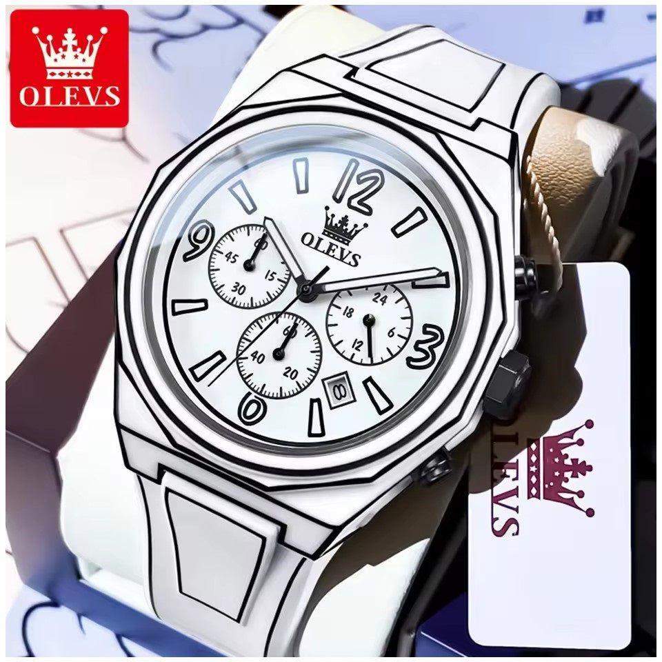 Reloj Multifuncional Estilo Manga Cuarzo  Impermeable y Luminoso-5