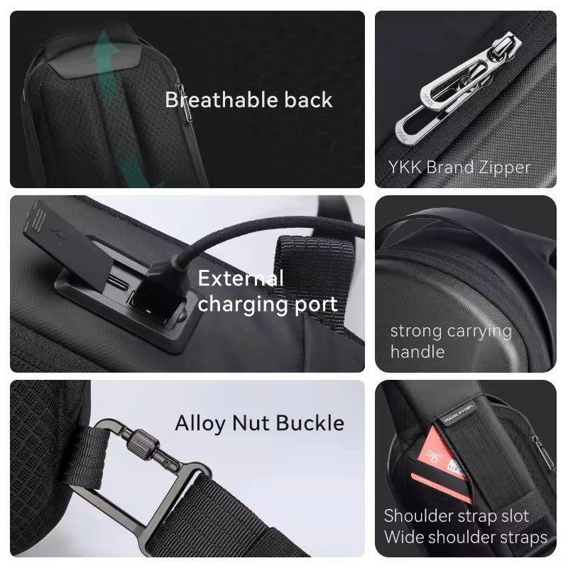 Bolso Antirrobo Multifuncional para Viajes y Oficina Impermeable-6