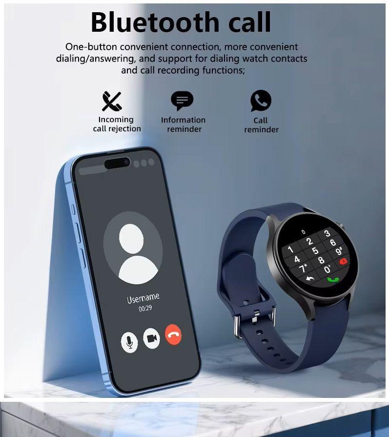 Reloj Inteligente C13 2025 Llamadas Bluetooth, Monitor de Salud, Ritmo Cardíaco, Sueño y Actividad-5