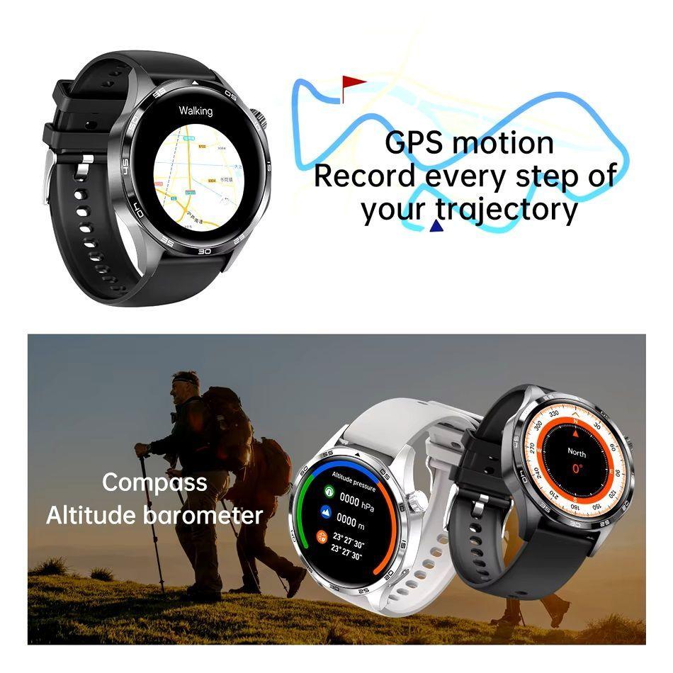 Smartwatch GT5 PRO Llamadas Bluetooth 5 Monitoreo Salud 300 mAh IP67-6
