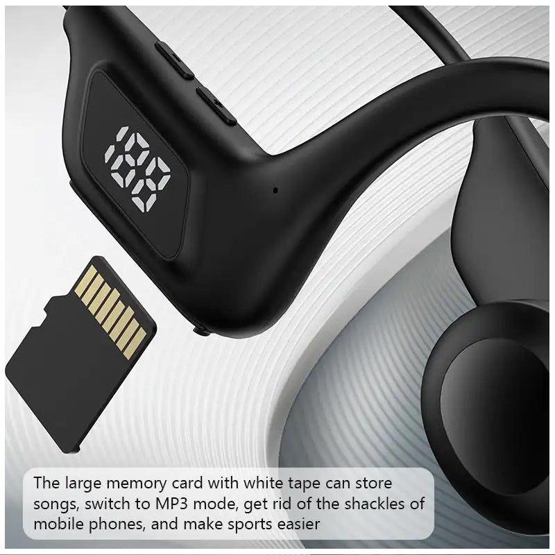 Audífonos inalámbricos Bluetooth Open-Ear Bone Conduction IPX-5-5