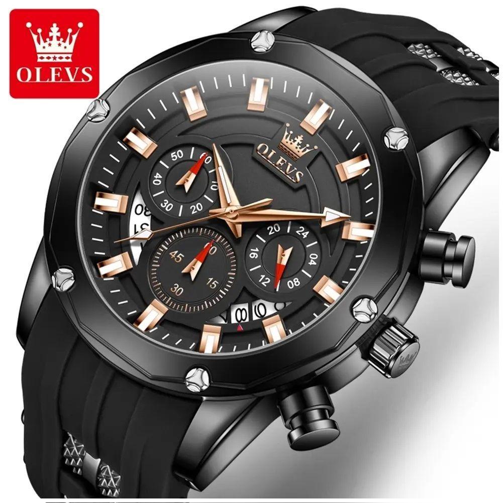 Reloj Deportivo de Lujo Acero Inoxidable Cuarzo Sumergible 30M-5