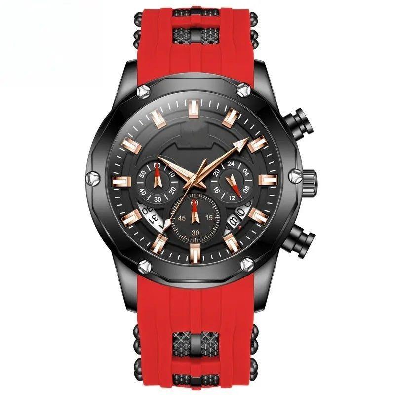 Reloj Deportivo de Lujo Acero Inoxidable Cuarzo Sumergible 30M-0