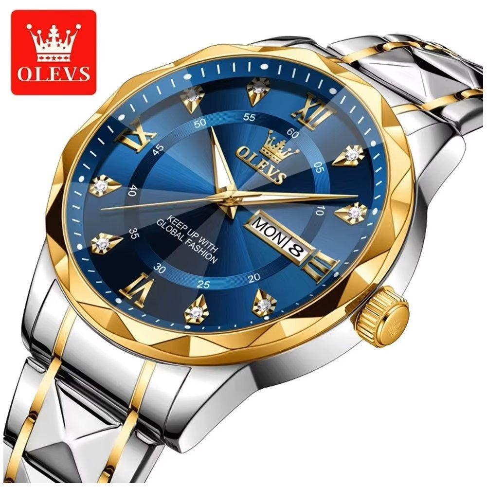 Reloj de Pulsera de Cuarzo para Hombre Elegancia Resistencia-3