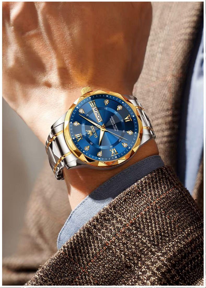 Reloj de Pulsera de Cuarzo para Hombre Elegancia Resistencia-4