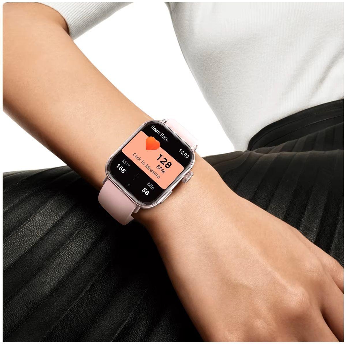 Smartwatch Deportivo y Elegante GW11 Mini 1.75” Llamadas Bluetooth 3 Correas Intercambiables-5