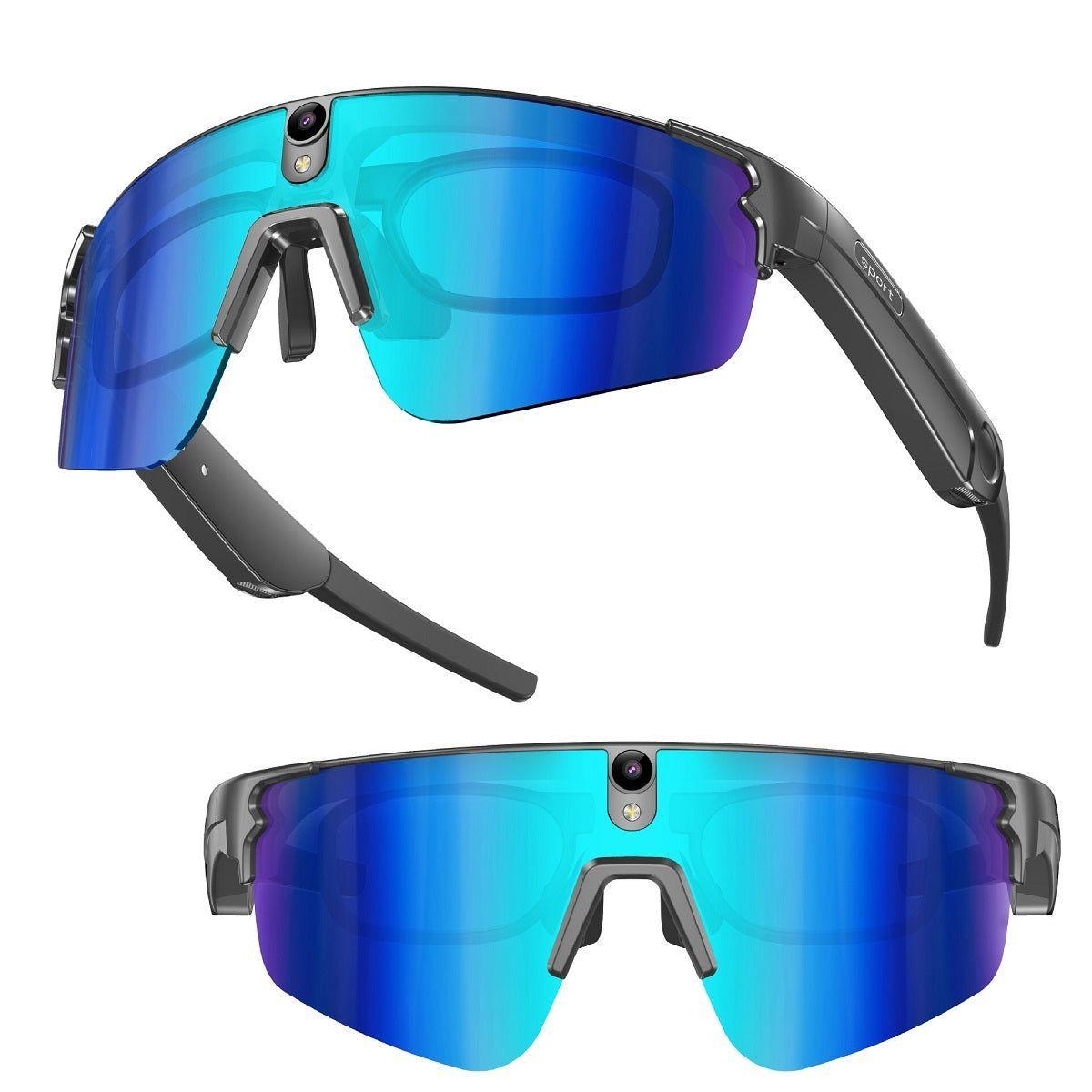 Gafas Inteligentes con IA 1080P Cámara 8MP, Traducción en Tiempo Real, Bluetooth 5.4, Uso Deportivo-2
