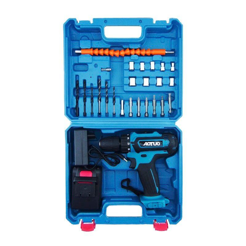 Taladro Portátil Recargable 36V con 24 Accesorios 32Nm Máx. Luz Led-3