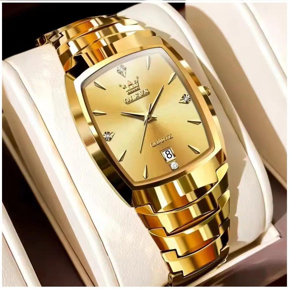 Reloj de Pulsera para Hombre Cuarzo Japonés, Resistente al Agua 30M-2