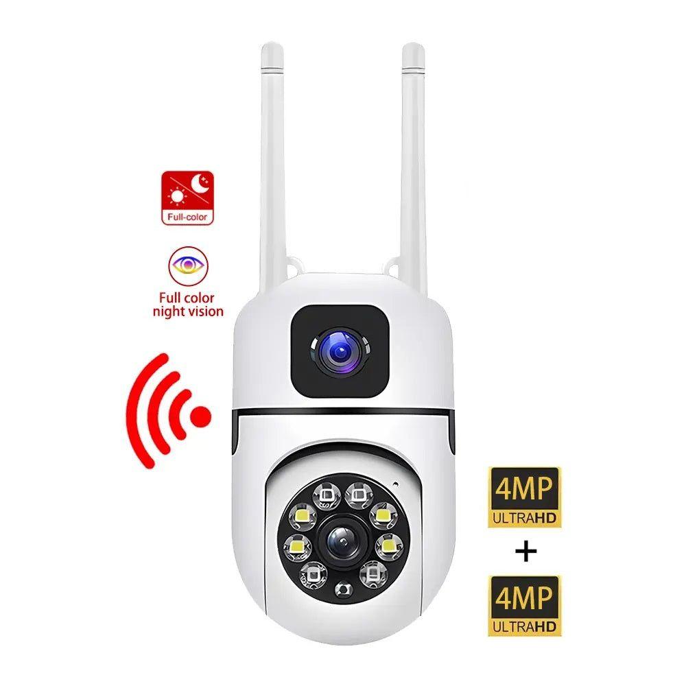 Cámara de Seguridad WiFi Lente Dual Monitoreo 360° Full HD 110° Visión-4