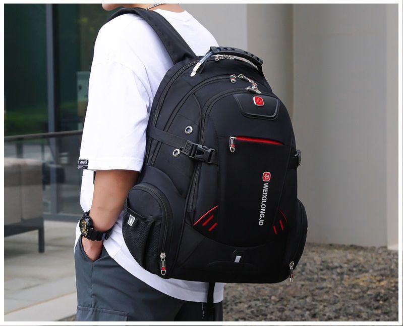 Mochila para Laptop impermeable con puerto USB-5