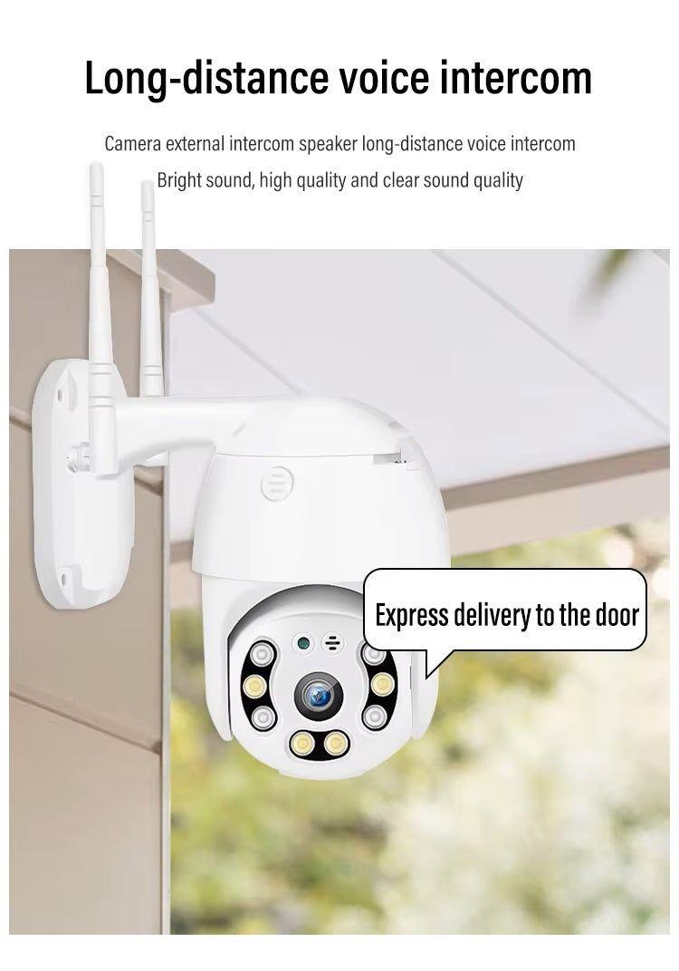 Cámara de Seguridad WiFi 1080P Visión Nocturna Rotación 360° IP66-4