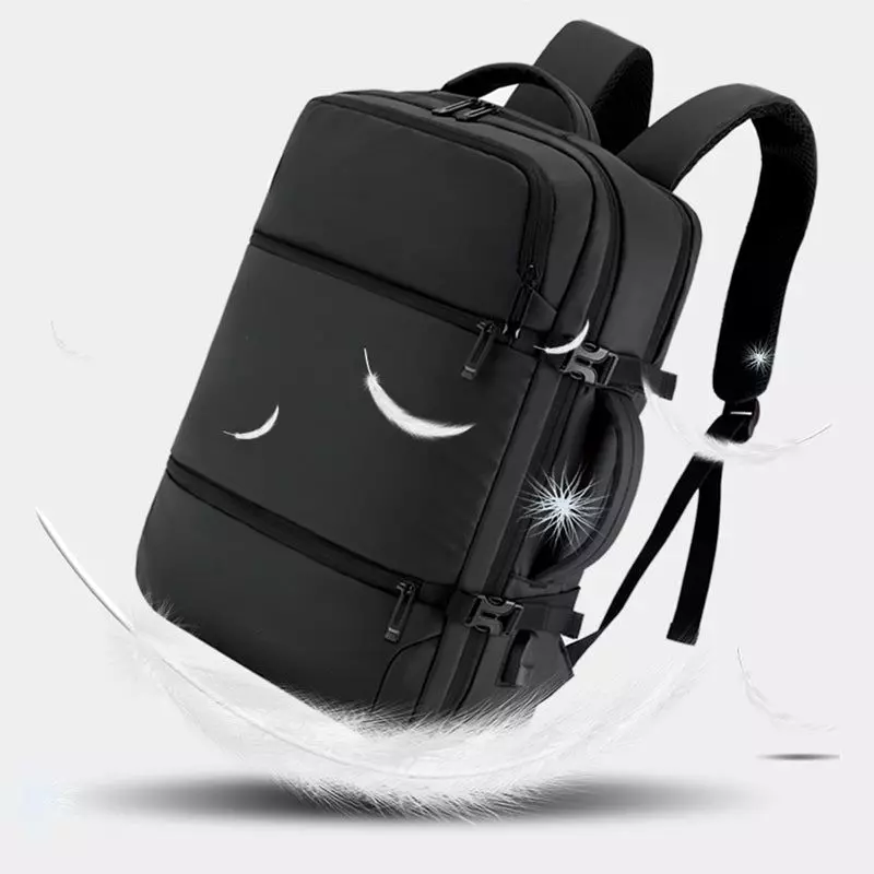 Mochila Multifuncional de Viaje impermeable con puerto USB 37 Litros-3