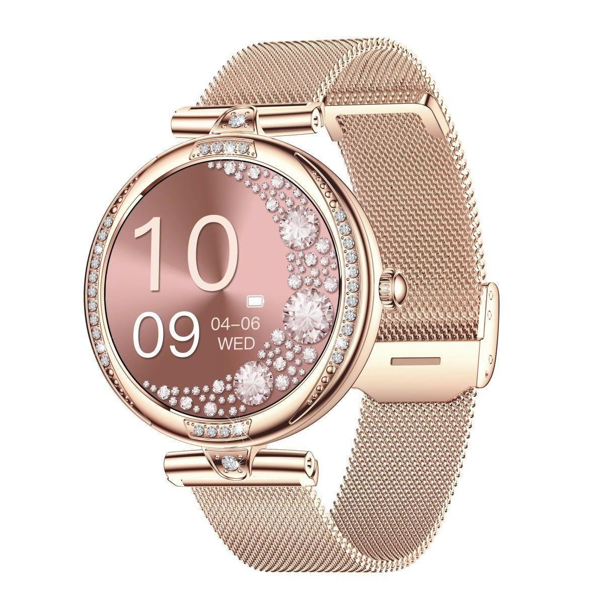 Reloj Inteligente NX17 Pro Pantalla AMOLED Llamadas Bluetooth Monitoreo y Correa de Acero Inoxidable-1