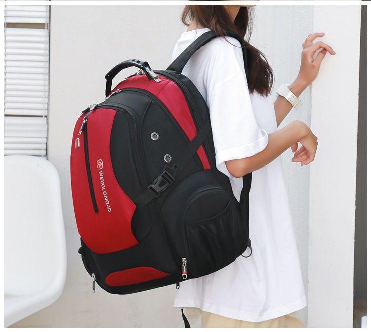 Mochila para Laptop impermeable con puerto USB-5