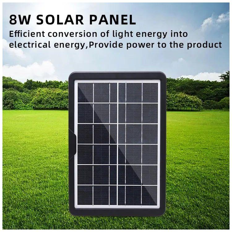 Panel Solar Portátil 20W 18V Adaptador de carga Múltiple Cable USB-4