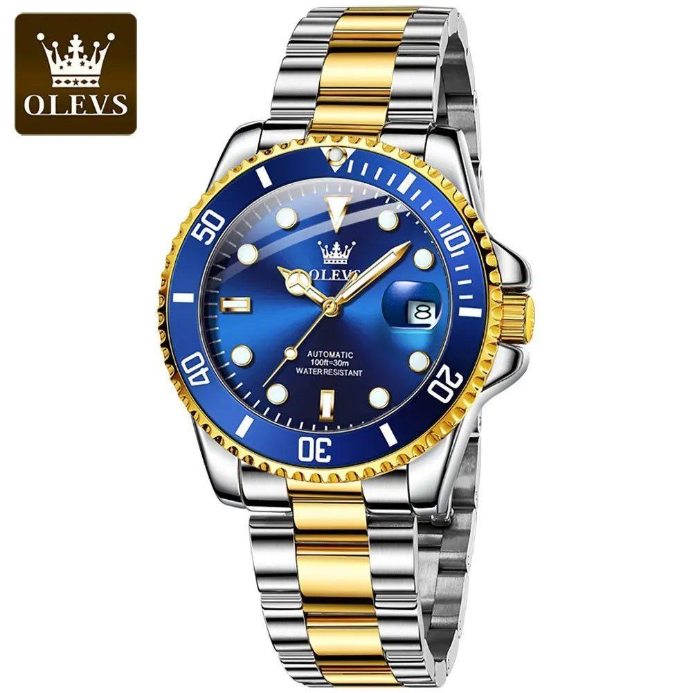 Reloj para Hombre de Lujo Acero Inoxidable Cuarzo Sumergible 30M-4