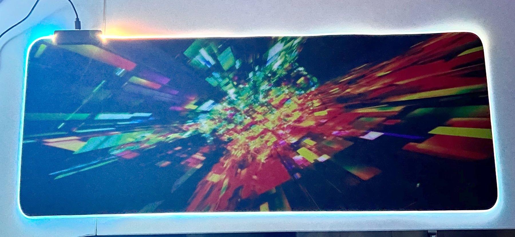 Mousepad Gamer Led RGB USB 80X30cm-2
