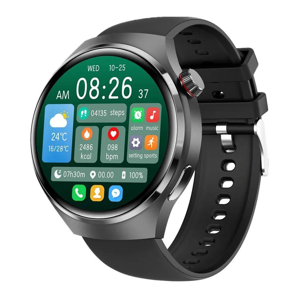 Smartwatch GT4 Pro 300 mAh Compatible con Android e IOS NFC IP67-0