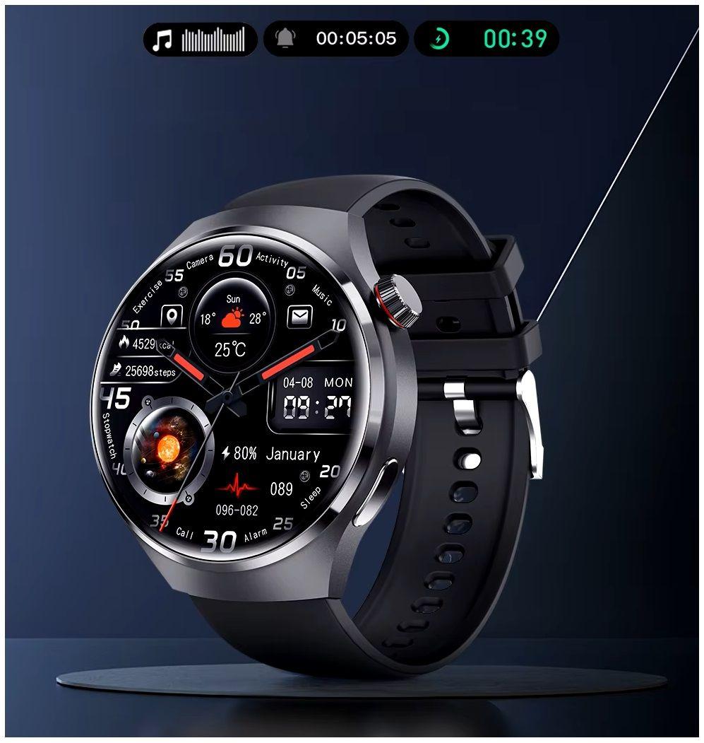 Smartwatch GT4 Pro 300 mAh Compatible con Android e IOS NFC IP67-1
