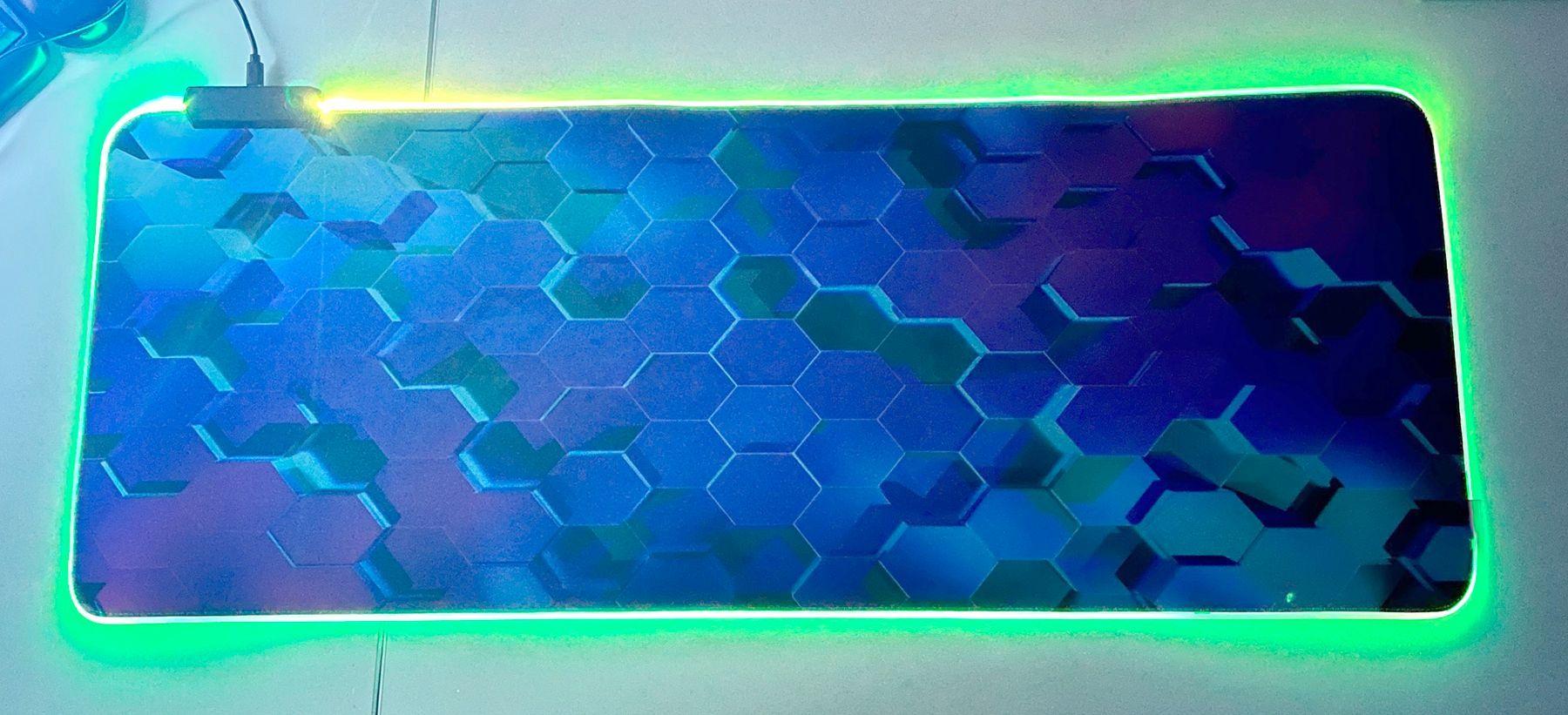 Mousepad Gamer Led RGB USB 80X30cm-2