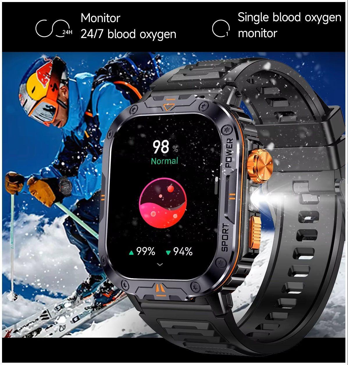 Smartwatch Deportivo NX20 Llamadas Bluetooth Música Linterna IP68-2
