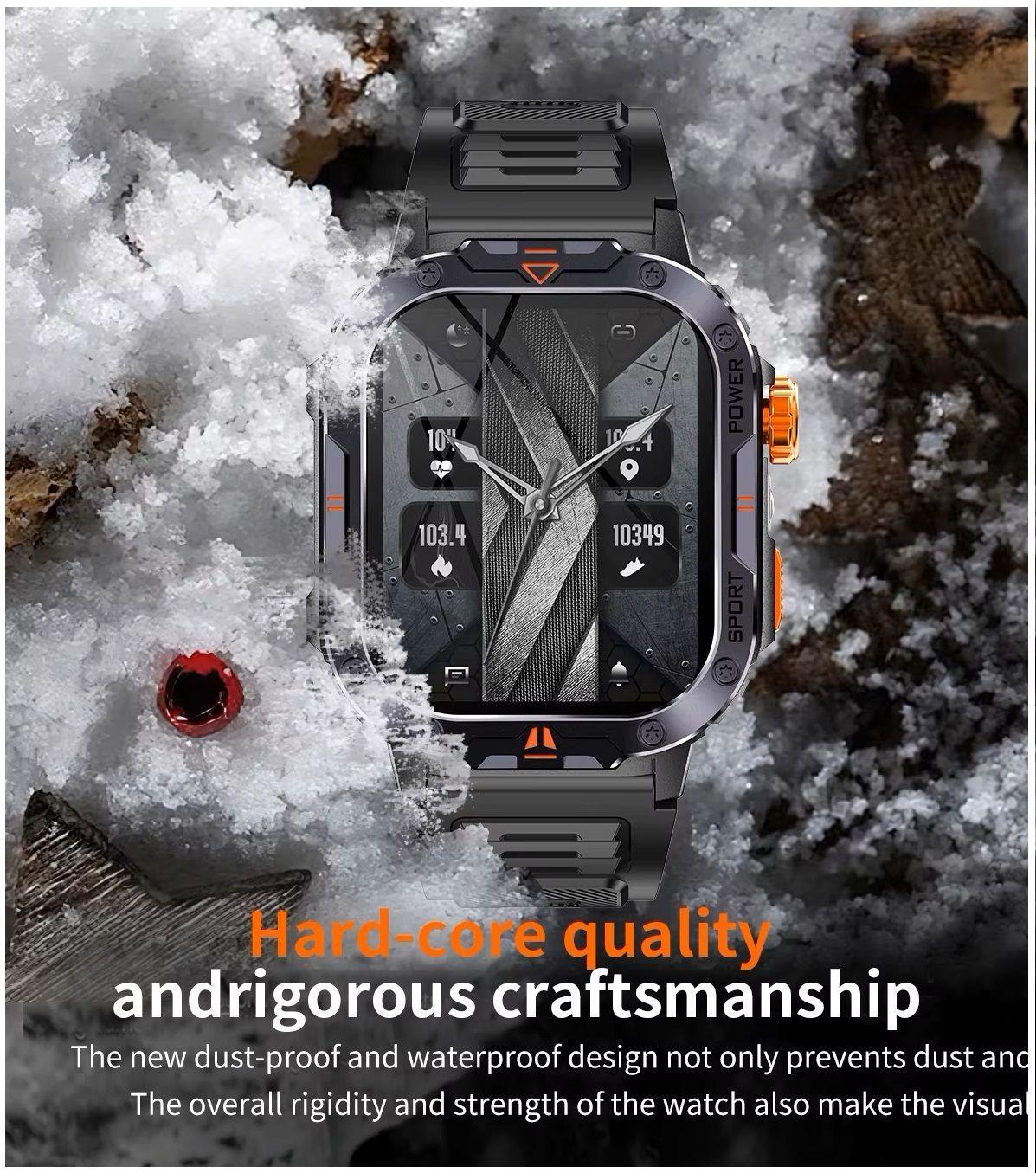 Smartwatch Deportivo NX20 Llamadas Bluetooth Música Linterna IP68 Compatible IOS Android-4