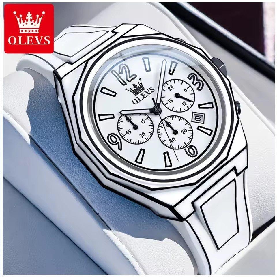 Reloj Multifuncional Estilo Manga Cuarzo Impermeable y Luminoso-1