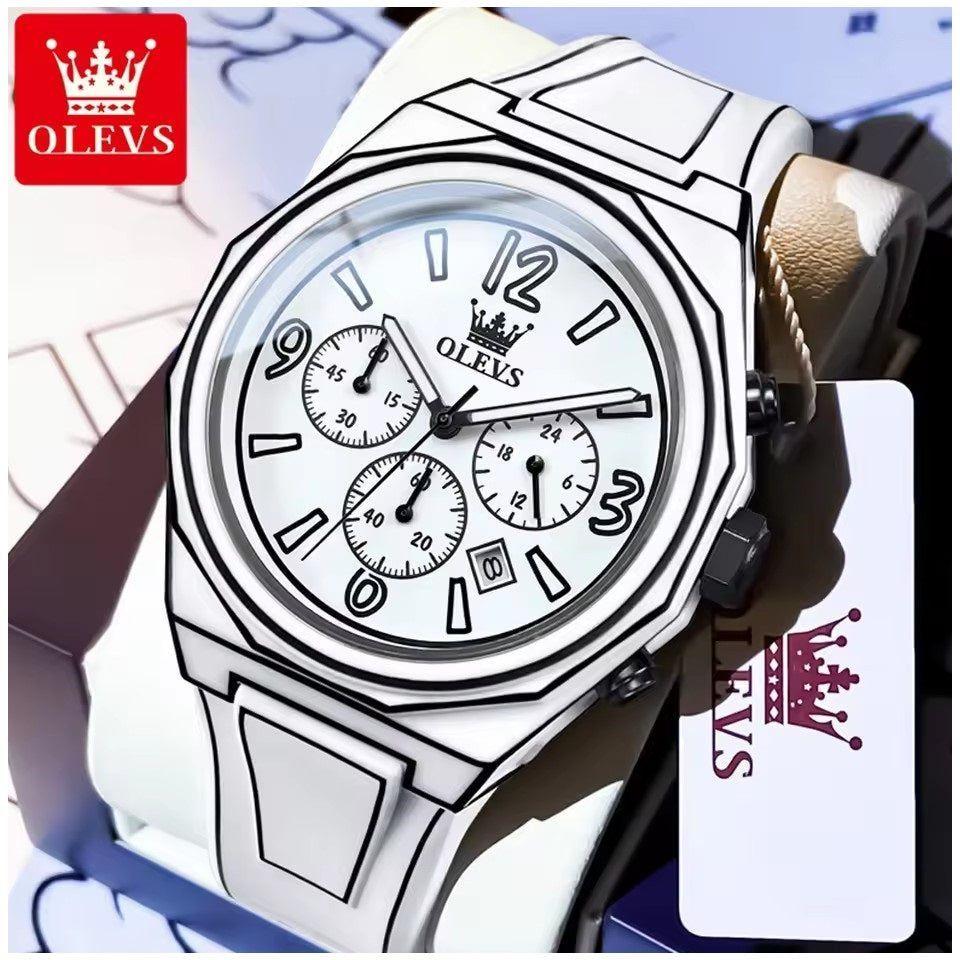 Reloj Multifuncional Estilo Manga Cuarzo Impermeable y Luminoso-6