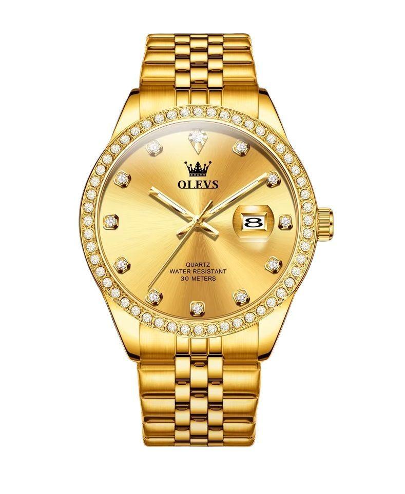 Reloj de Lujo para Hombre con Resistencia al Agua de 30 Metros-0