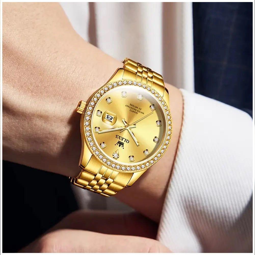 Reloj de Lujo para Hombre con Resistencia al Agua de 30 Metros-3