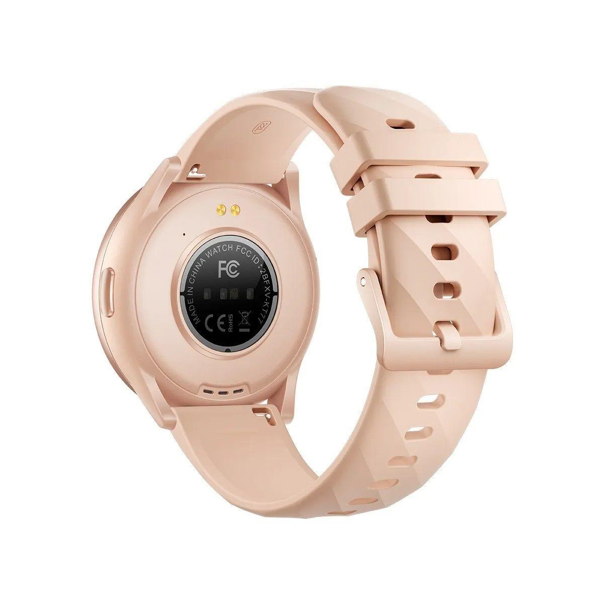 Reloj Inteligente Mujer Llamadas Bluetooth Monitoreo de Salud Multideporte IP67 Notificaciones-3