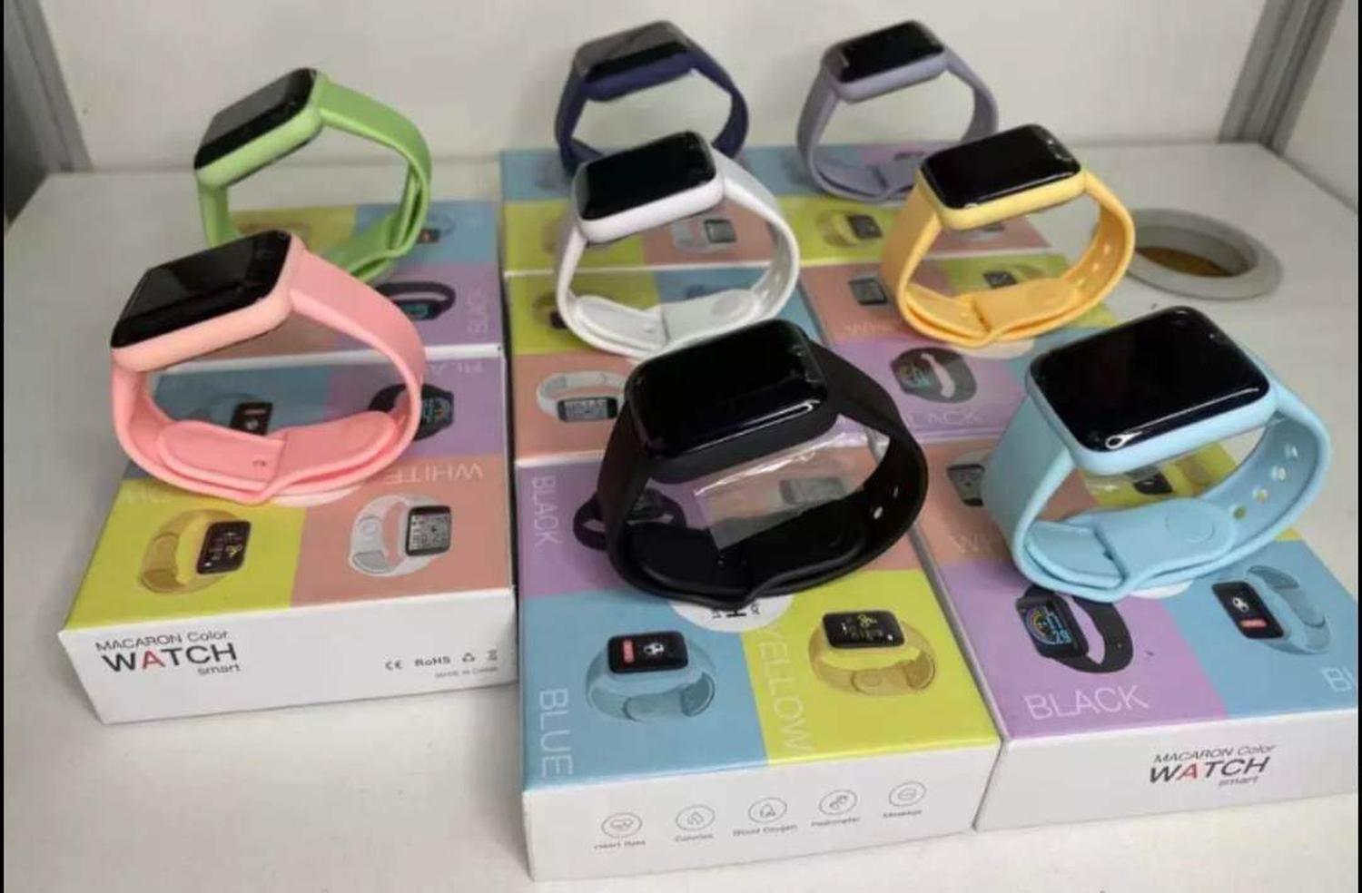 Reloj D20 Inteligente Smartwatch Celeste-4