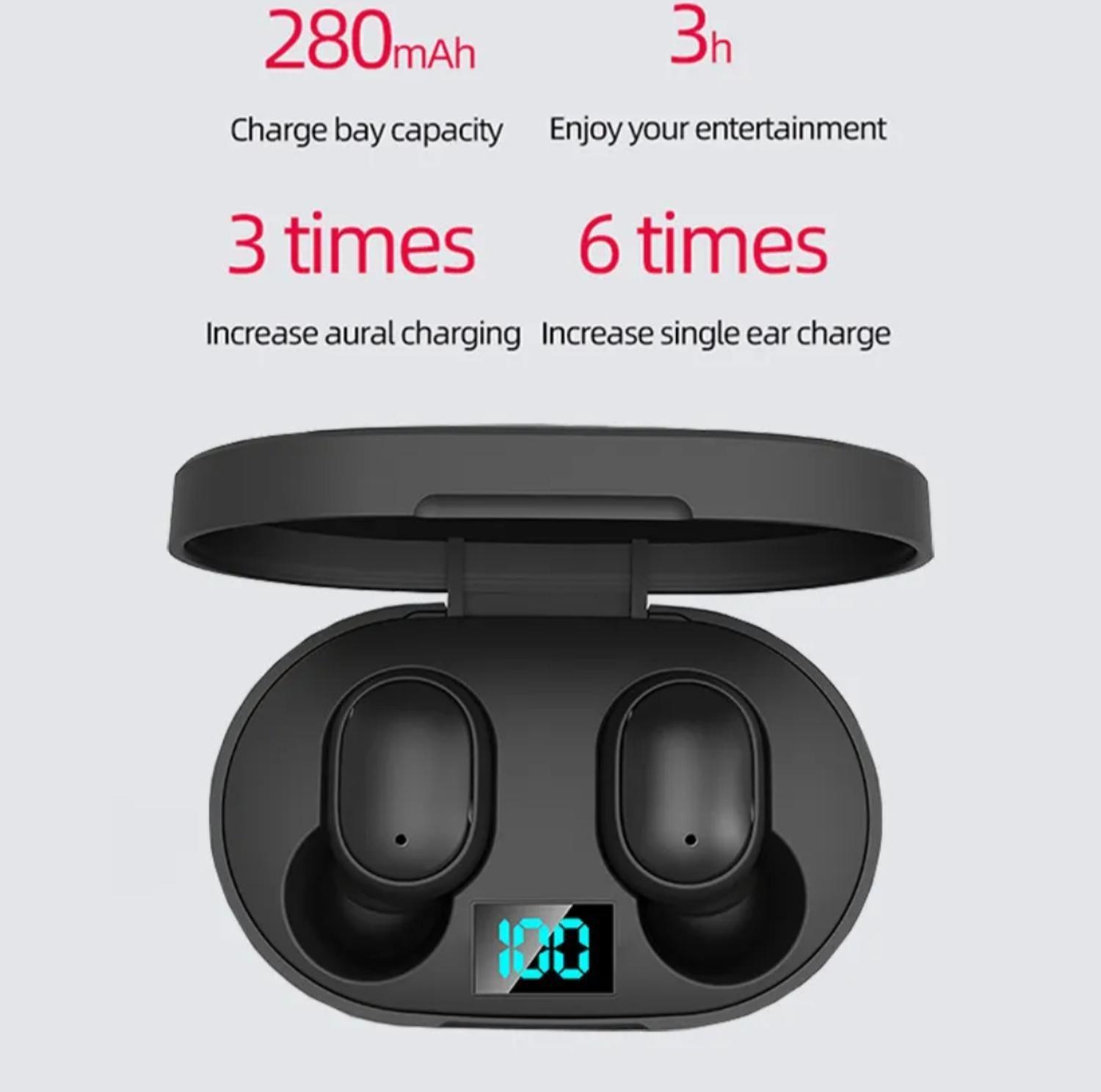 Audífonos Tws E6s (in- Ear) Inalambrico Con Microfono-3