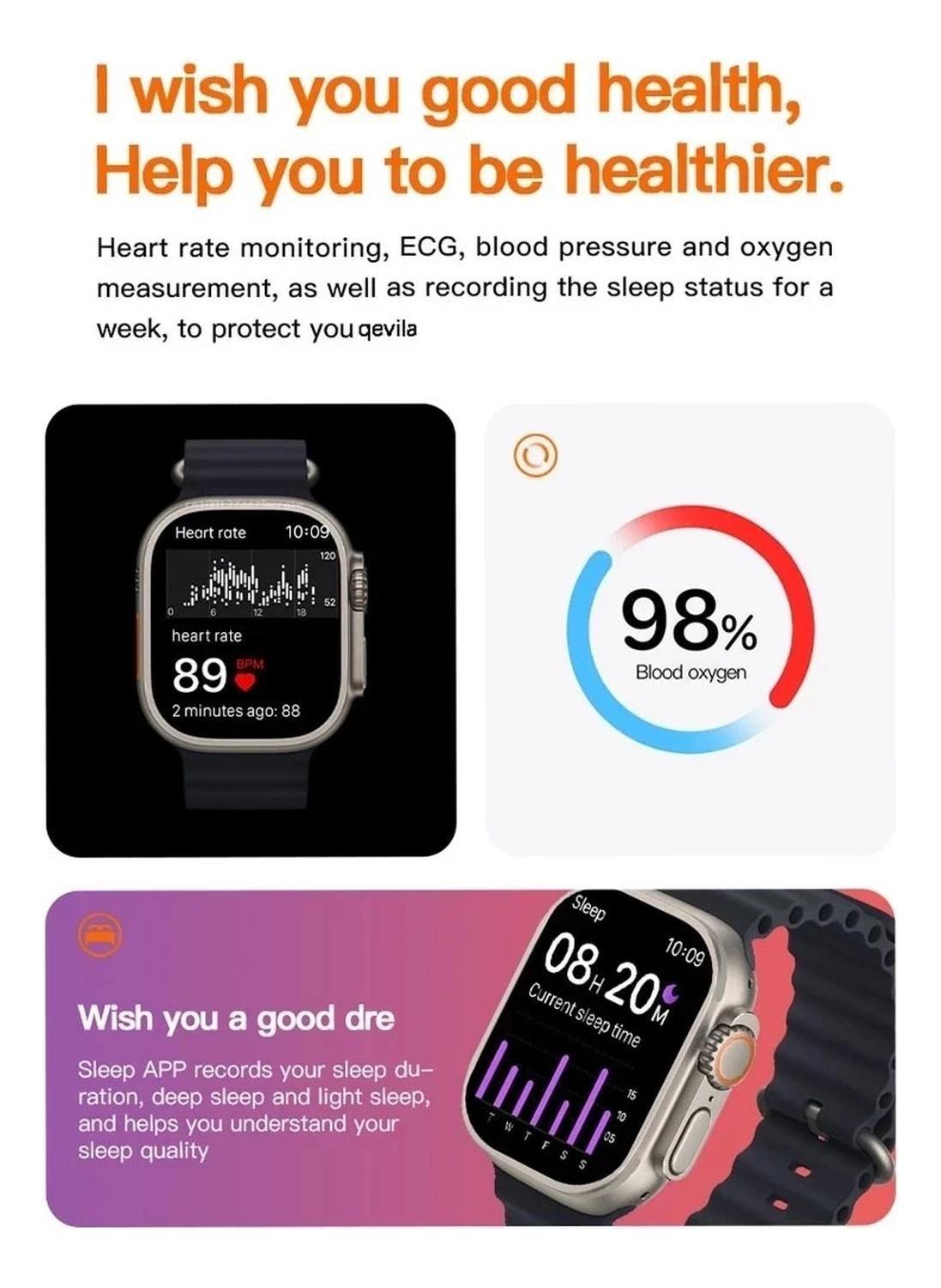 Reloj Inteligente Smartwatch Watch 8 Ultra / Realiza Llamadas-8