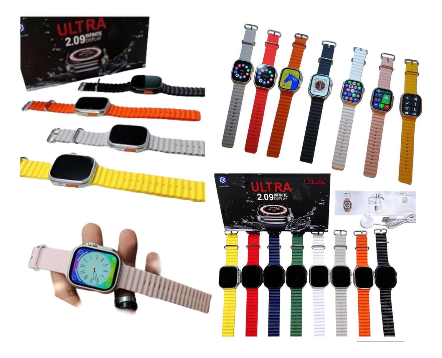 Reloj T10 Ultra Inteligente Smartwatch Rosado / Realiza Y Re-3