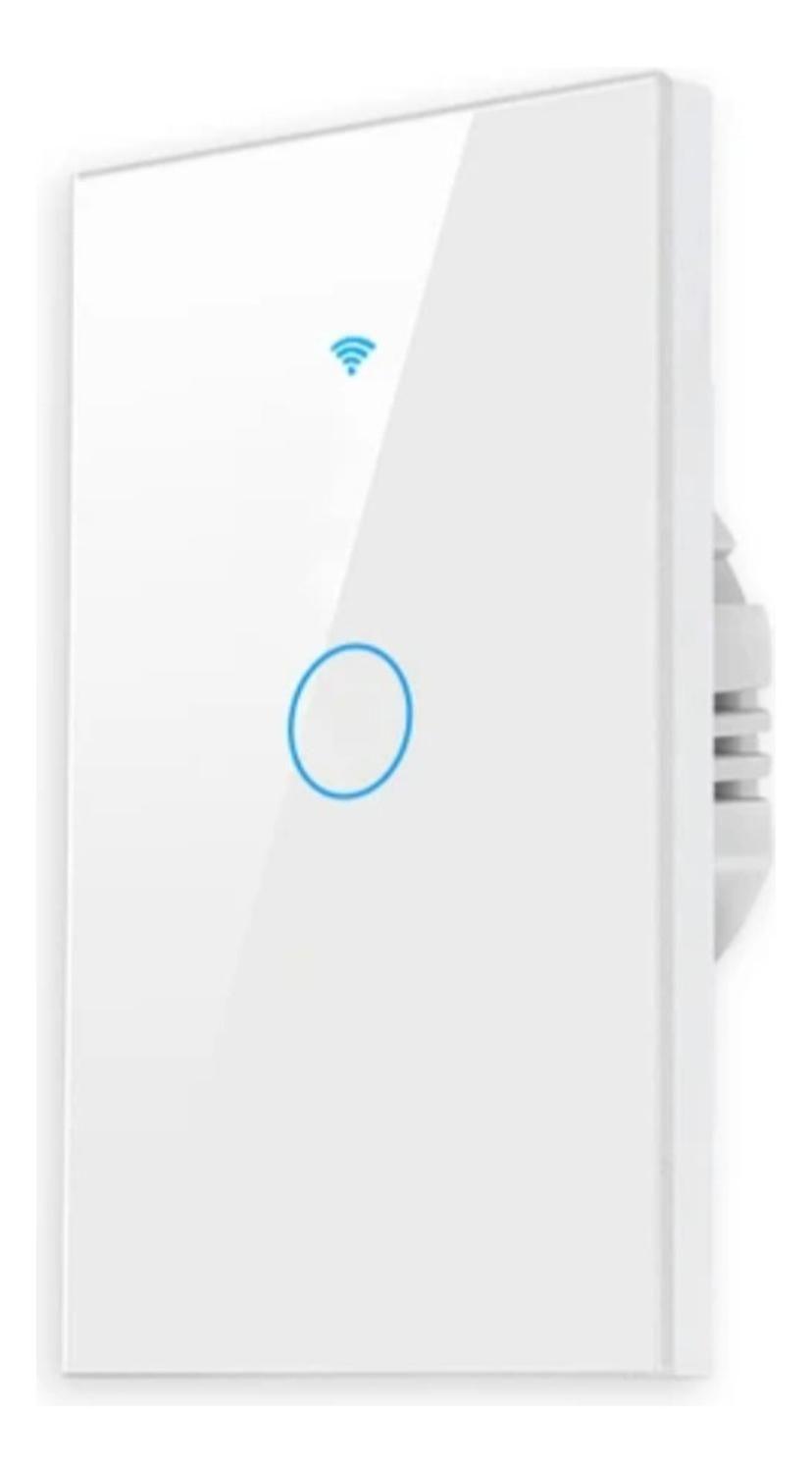 Interruptor Inteligente Touch Wifi Blanco Simple-0