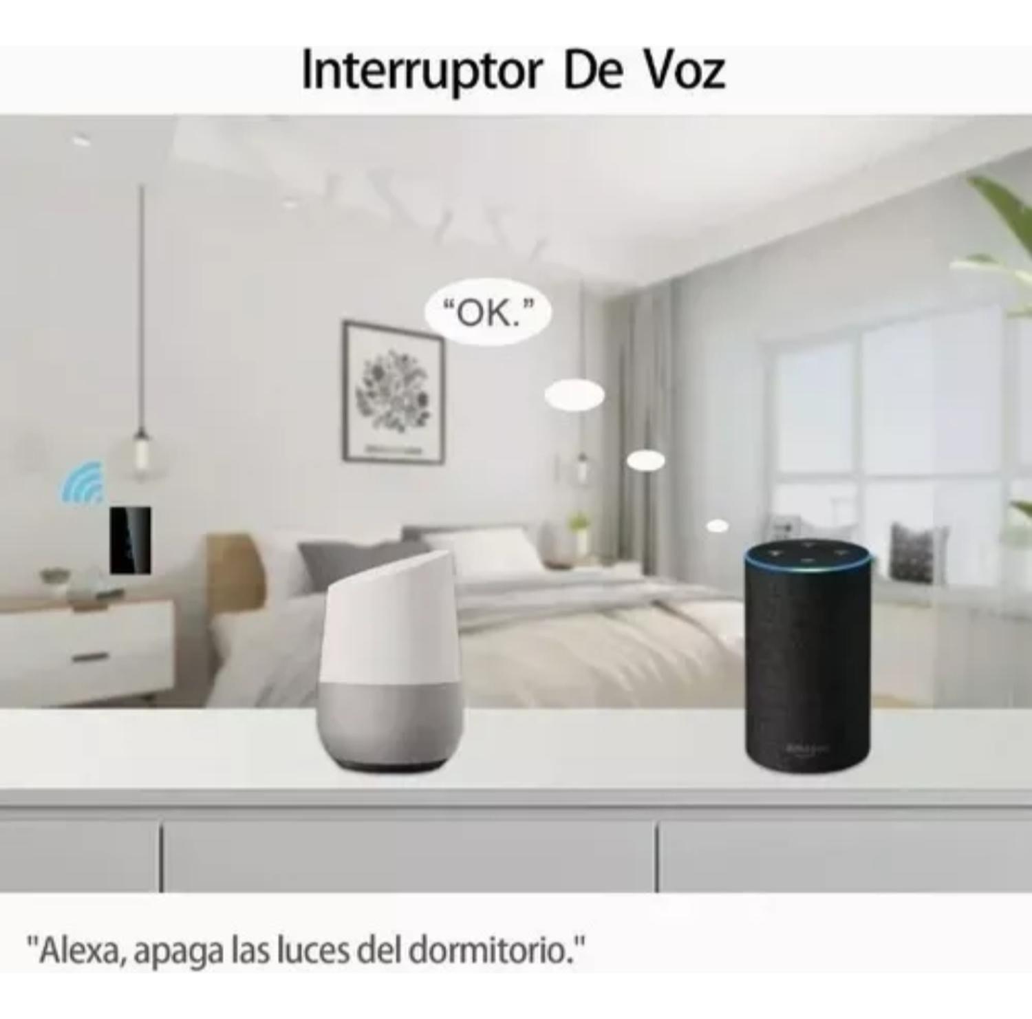 Interruptor Inteligente Touch Wifi Blanco Simple-7