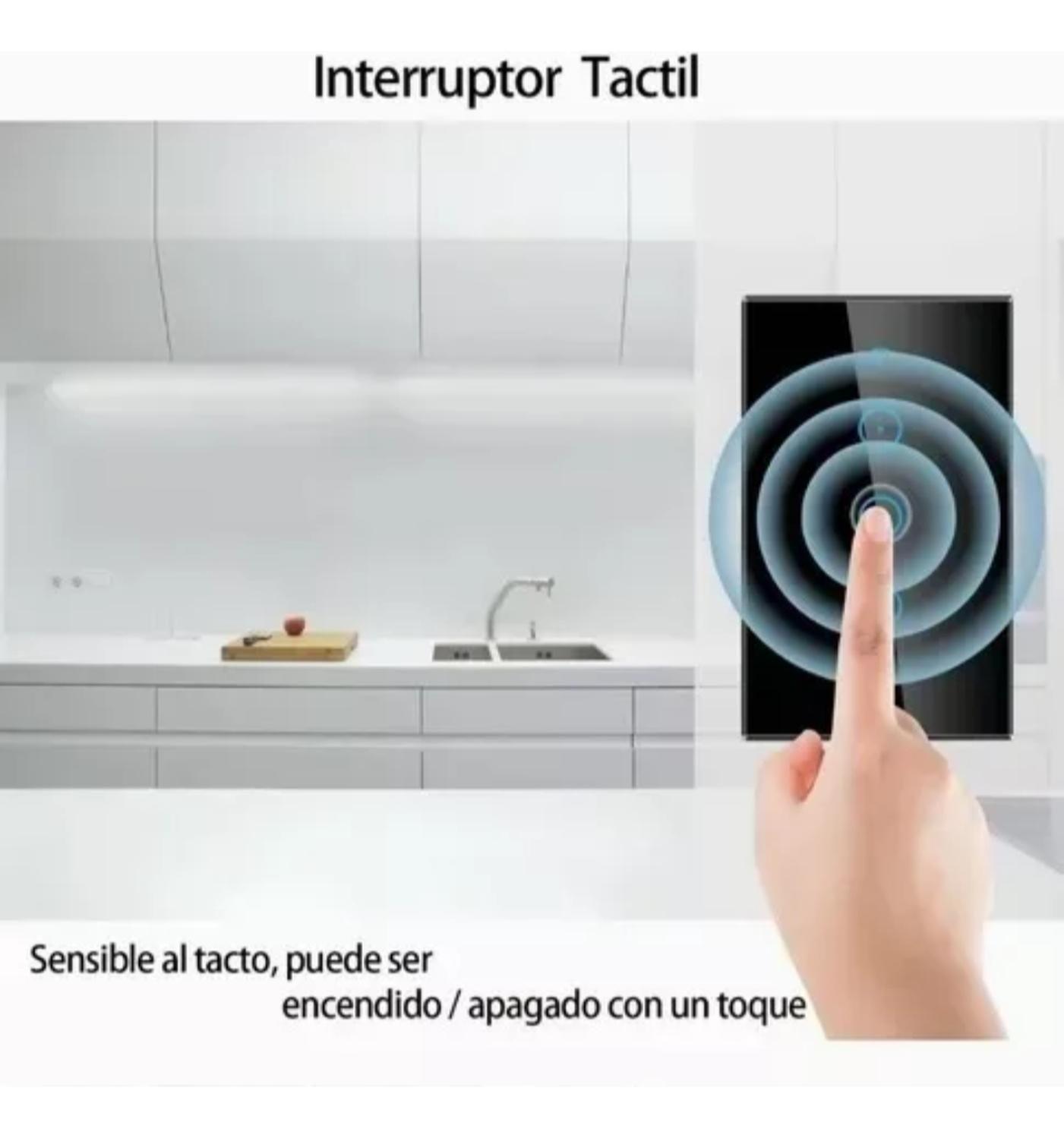 Interruptor Inteligente Touch Wifi Blanco Simple-8