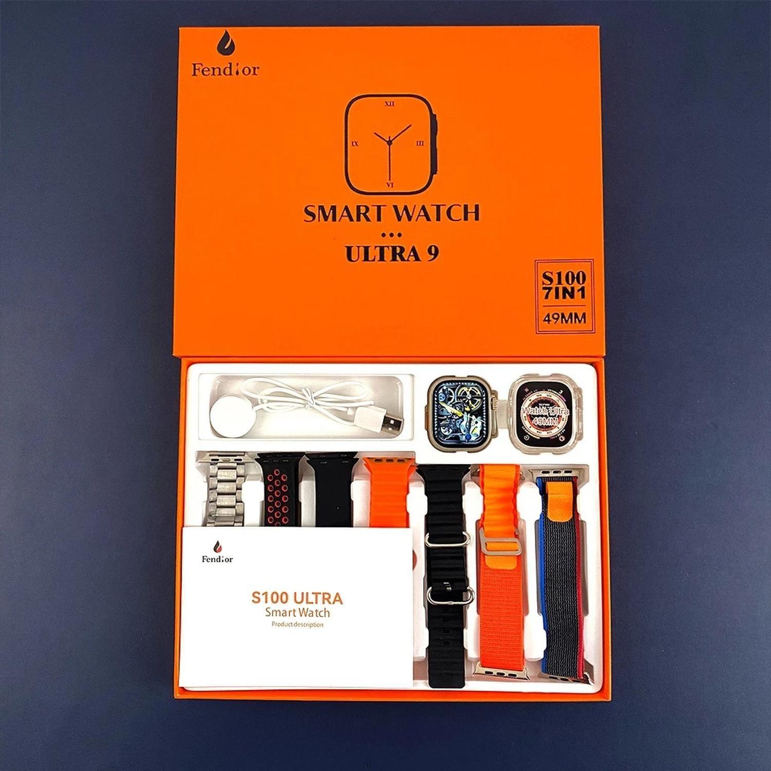 Reloj Smartwatch S100 Ultra 2 - 7 En 1-3