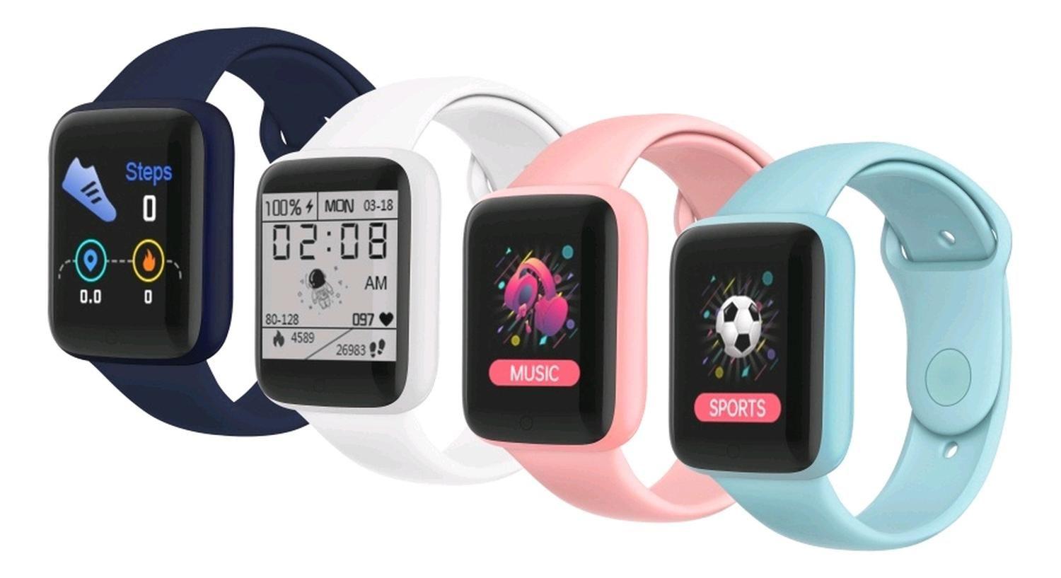 Reloj D20 Inteligente Smartwatch Blanco-4