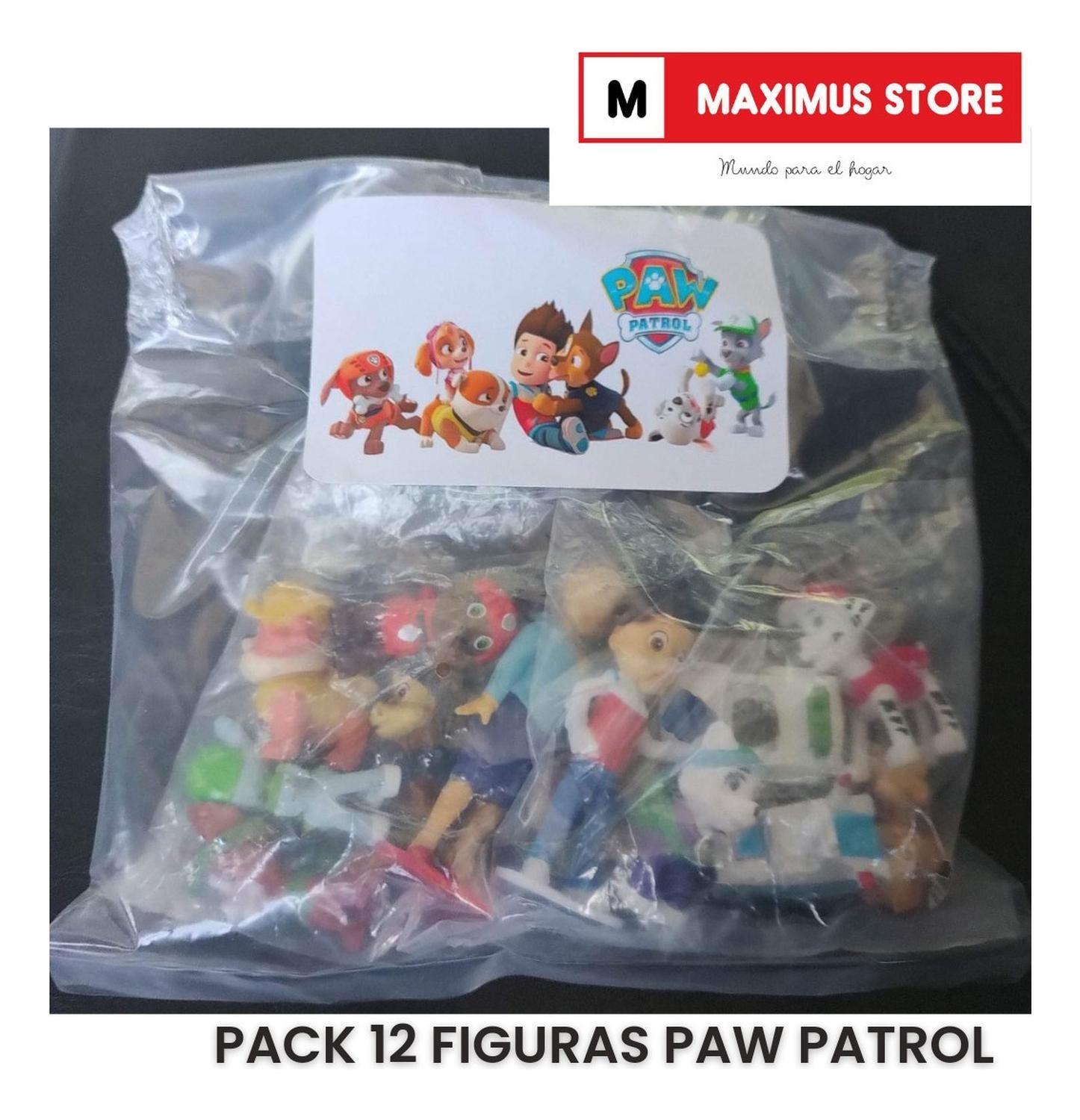Pack 12 Figuras De Paw Patrol Pvc Duro-4