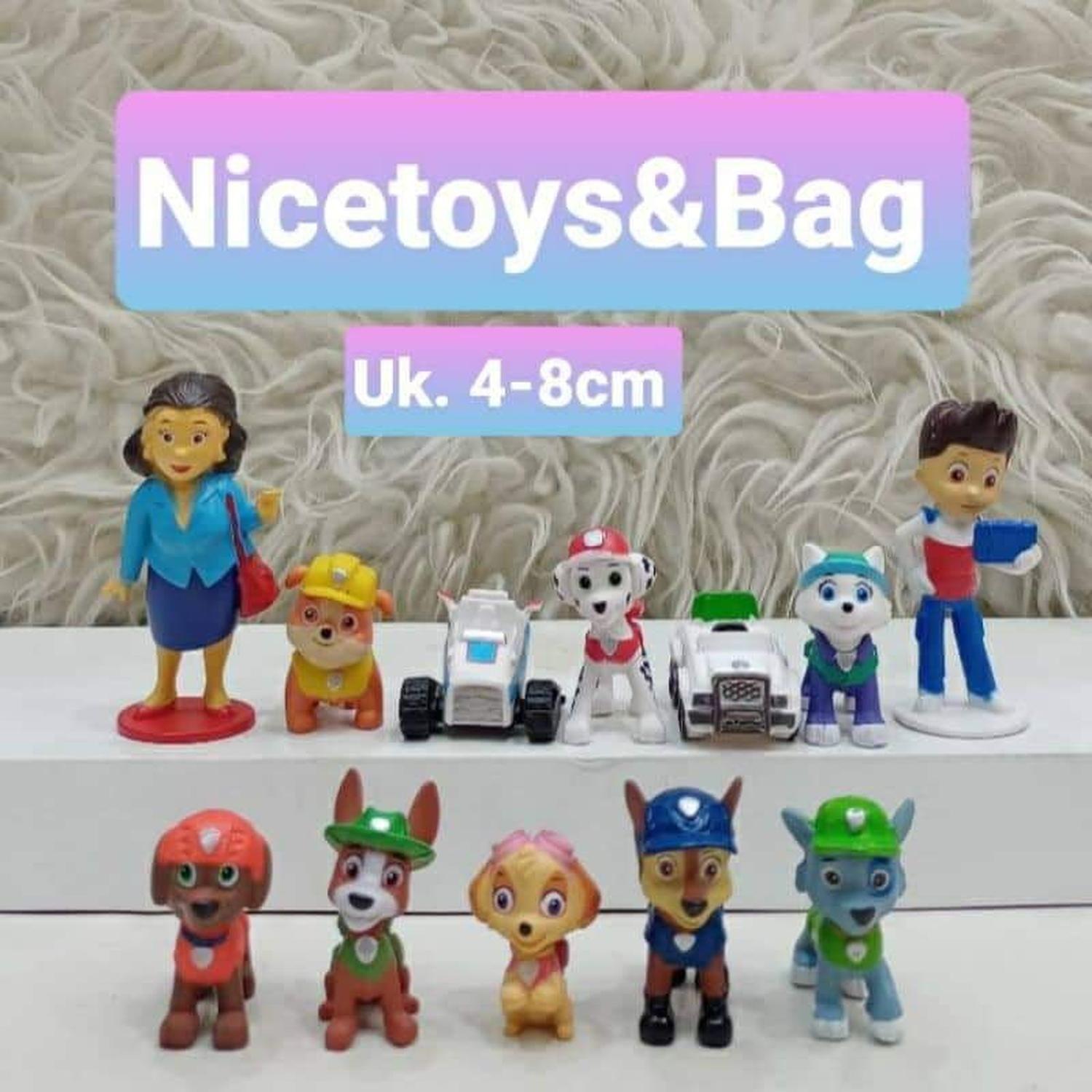 Pack 12 Figuras De Paw Patrol Pvc Duro-8
