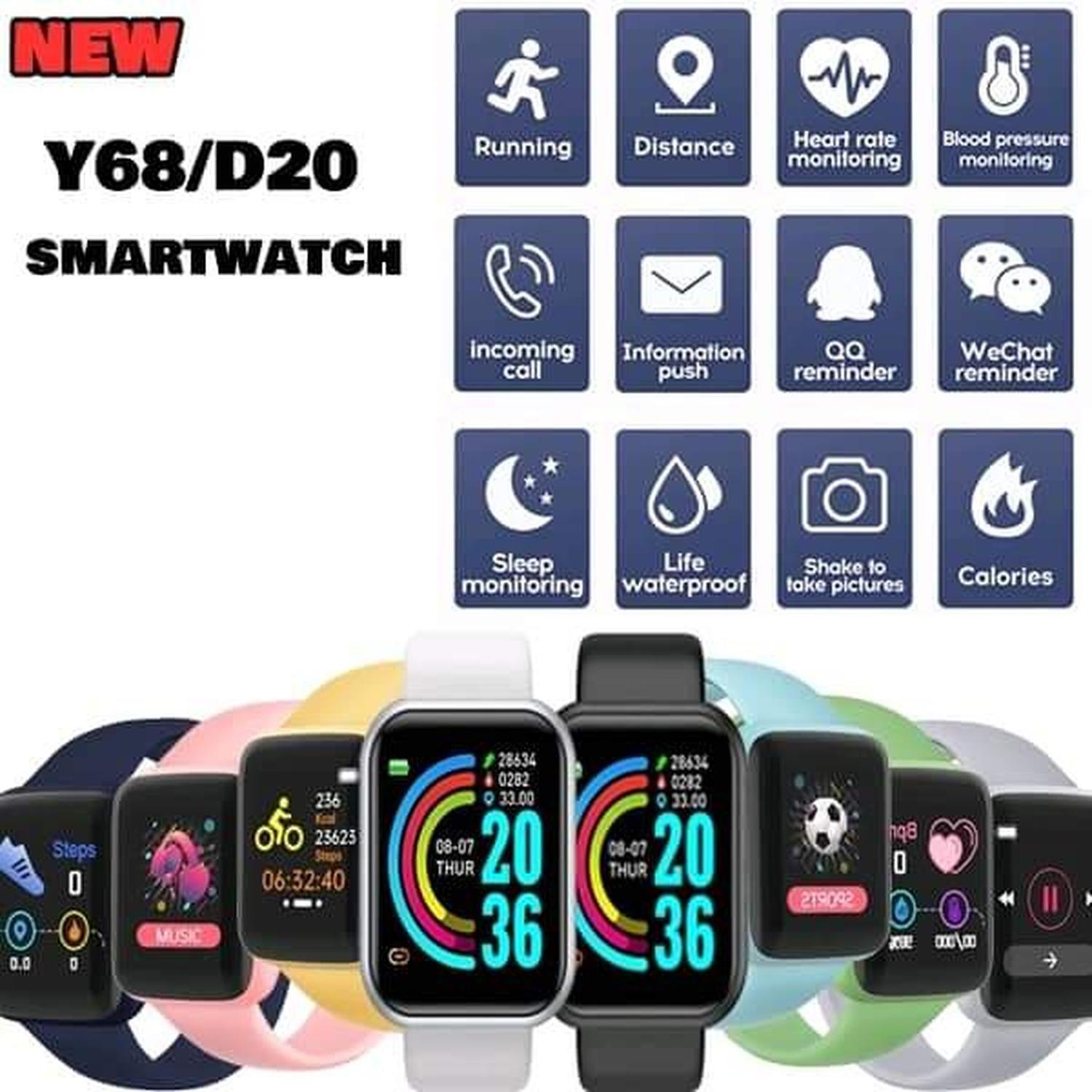 Reloj D20 Smartwatch Inteligente Negro-9
