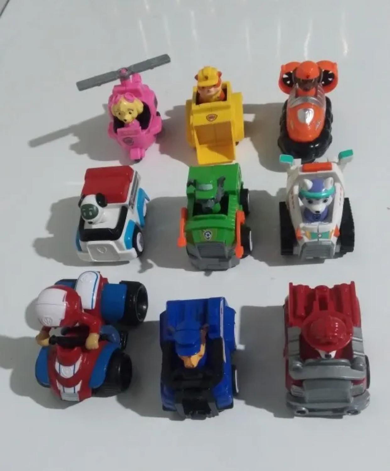 Pack 9 Autos Paw Patrol A Fricción En Caja-5