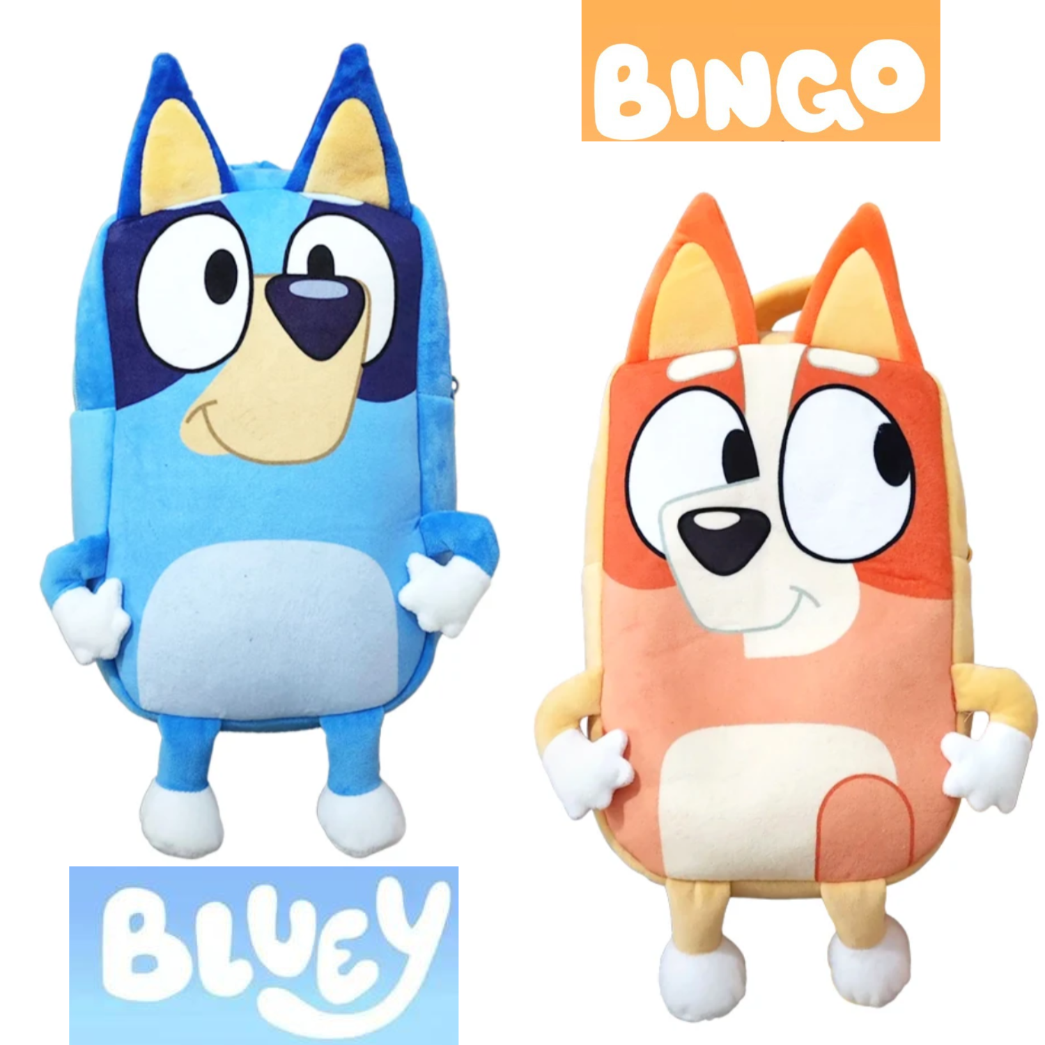 Mochila BLUEY Y BINGO para niños-0