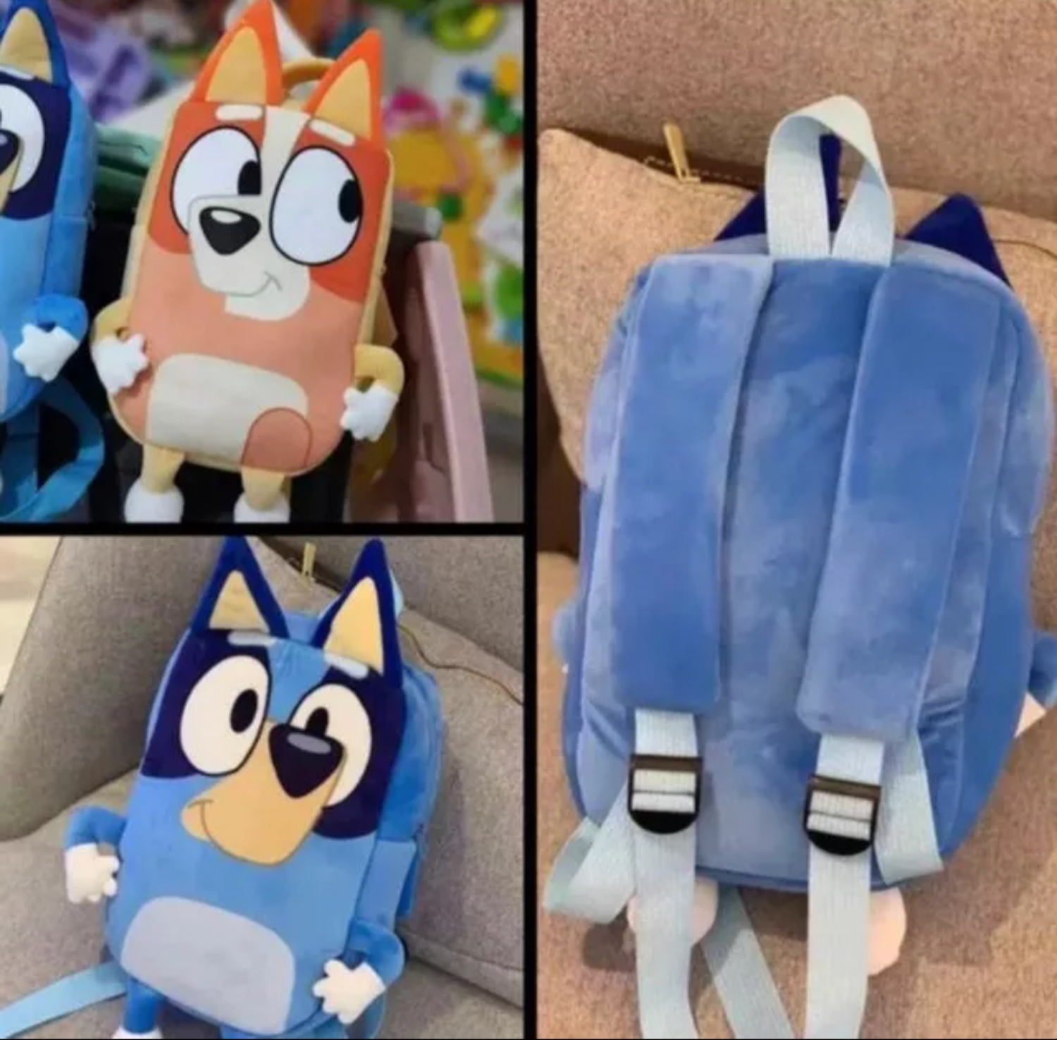 Mochila BLUEY Y BINGO para niños-1